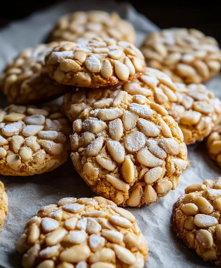 Authentic Italian Pignoli Cookies Recipe-Deliciously Nutty