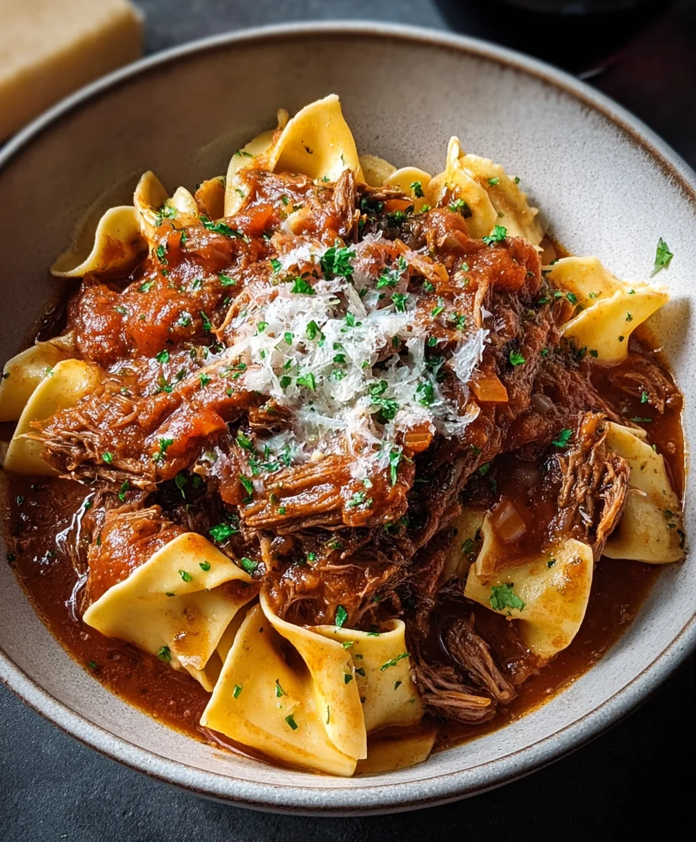 Easy Slow Cooker Beef Ragu - Delicious & Simple
