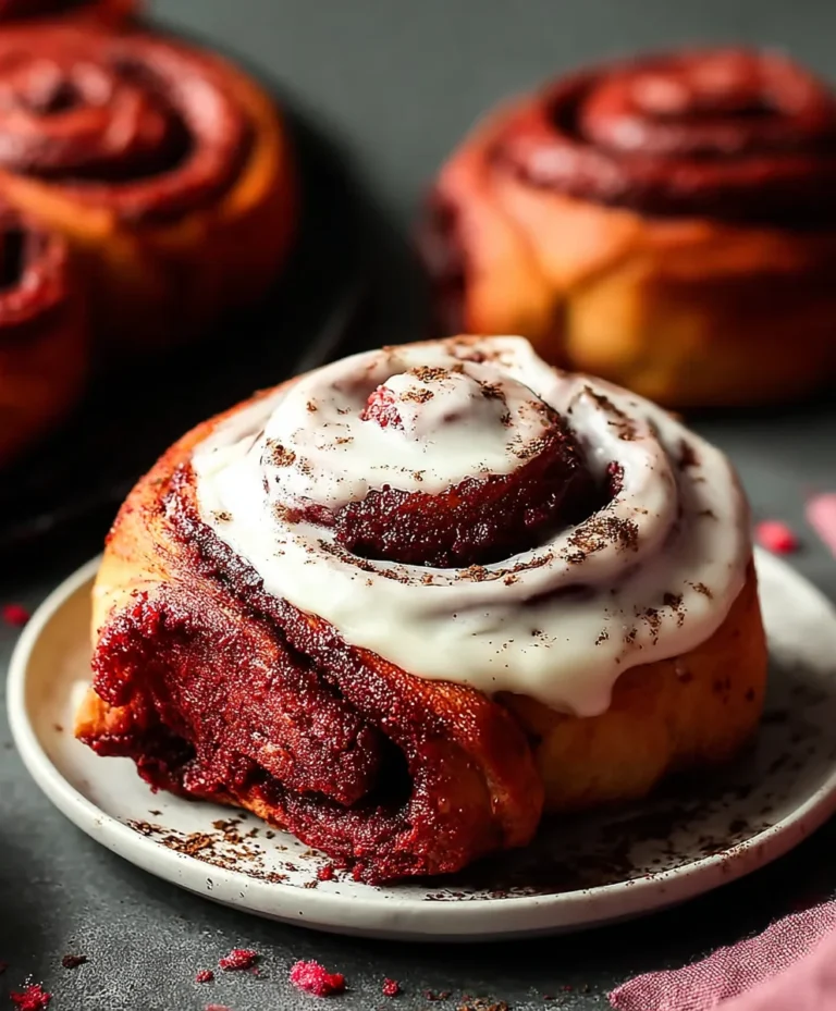 Red Velvet Cinnamon Rolls From Scratch-Easy Recipe