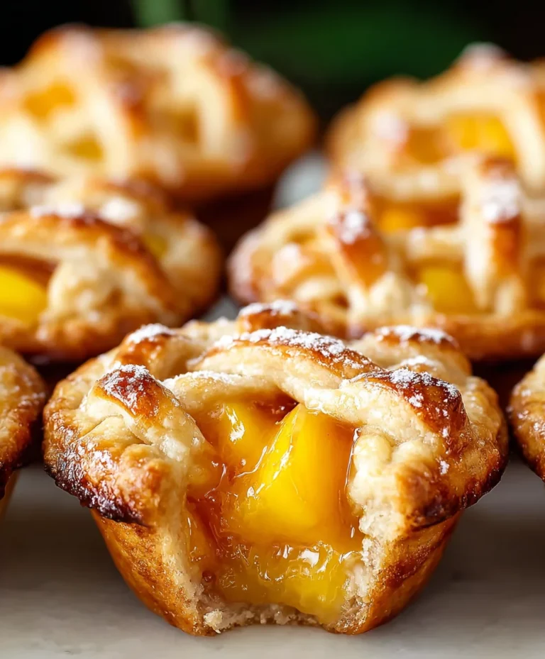 Mini Peach Pies – Easy Homemade Sweet Treats