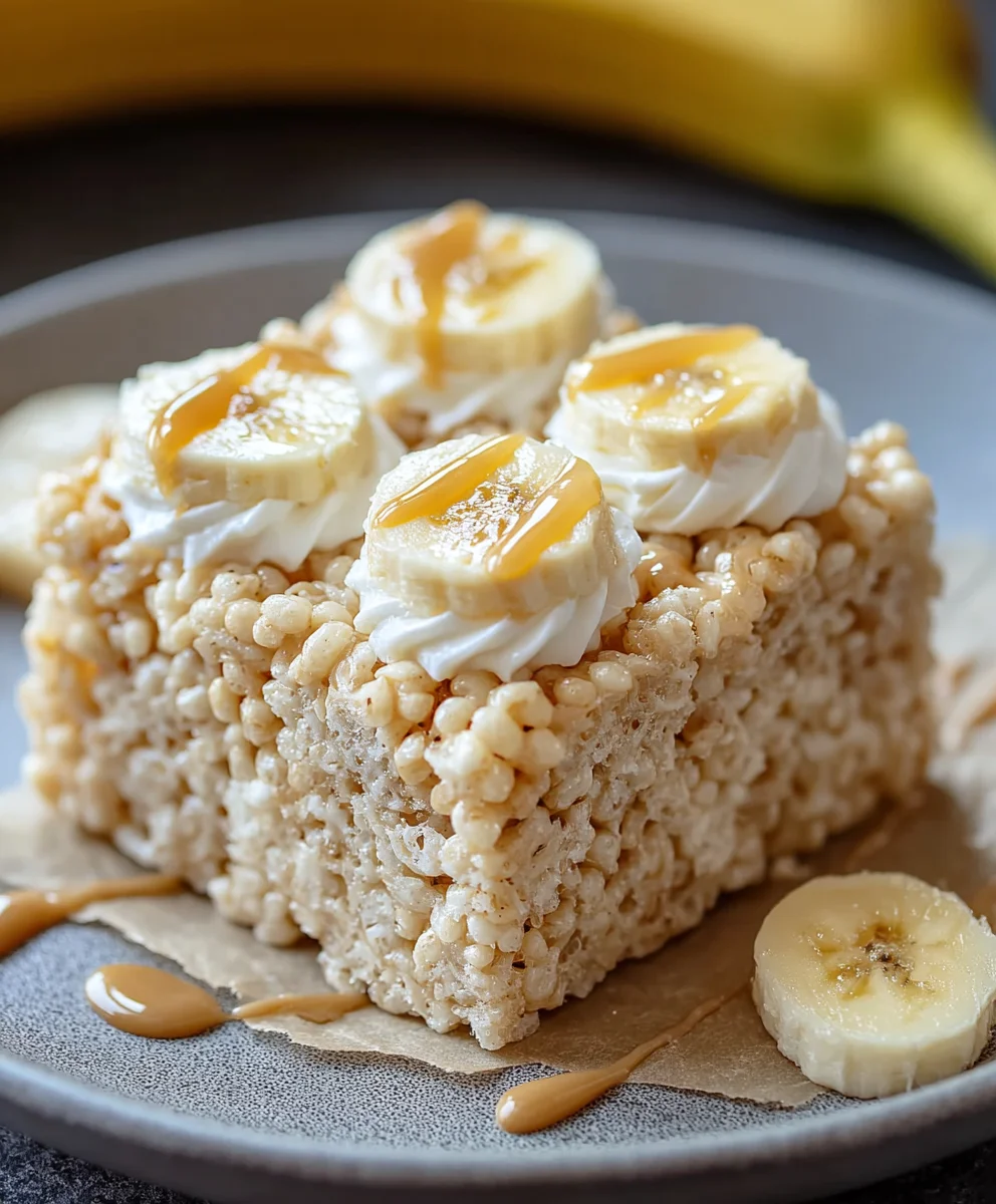 Banana Pudding Rice Krispie Treats Recipe