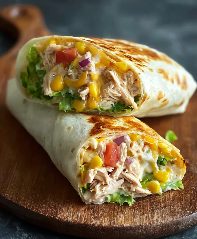 Quick Tuna Melt Wrap Easy Recipe