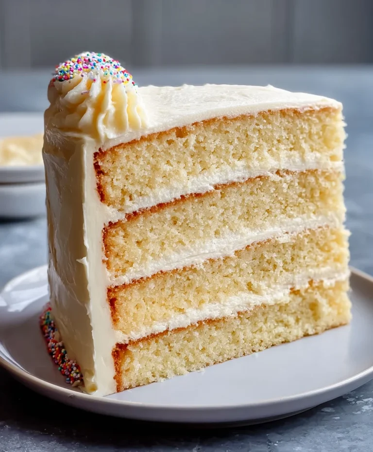 Classic Vanilla Layer Cake- Easy & Delicious Recipe