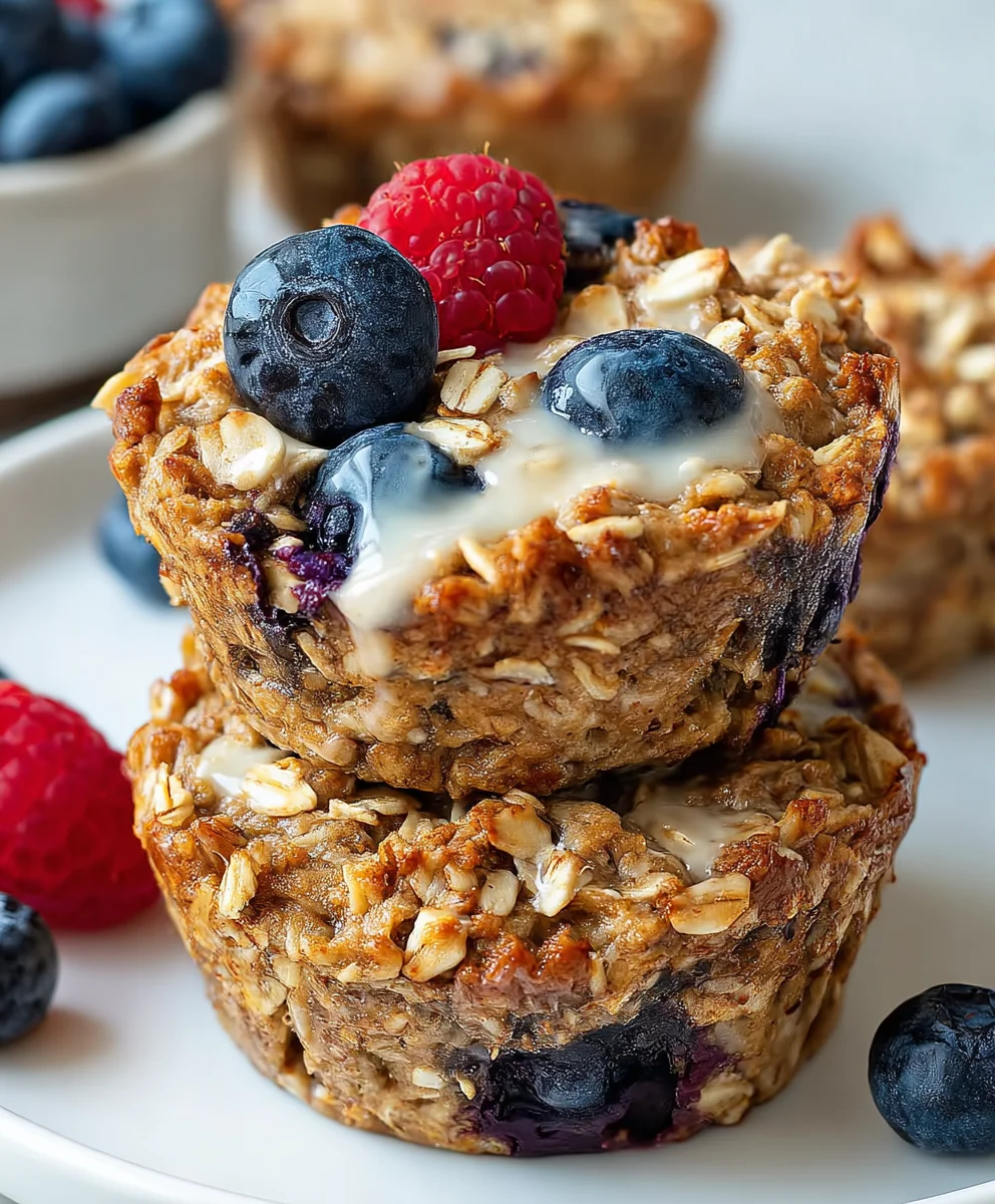 Easy Baked Oatmeal Breakfast Cups - Healthy Start