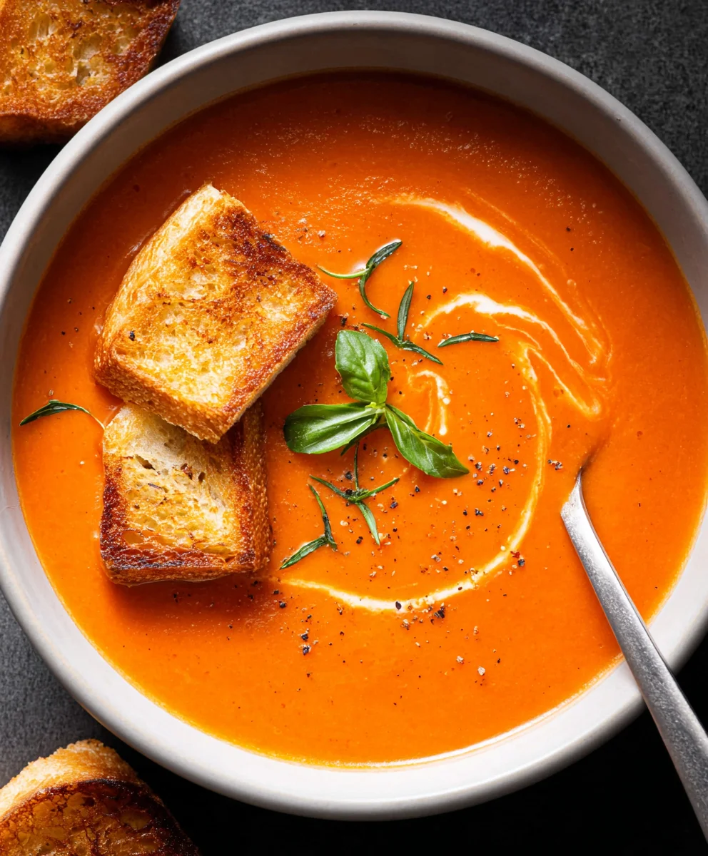 Best Homemade Tomato Soup - Easy Comfort Food Recipe