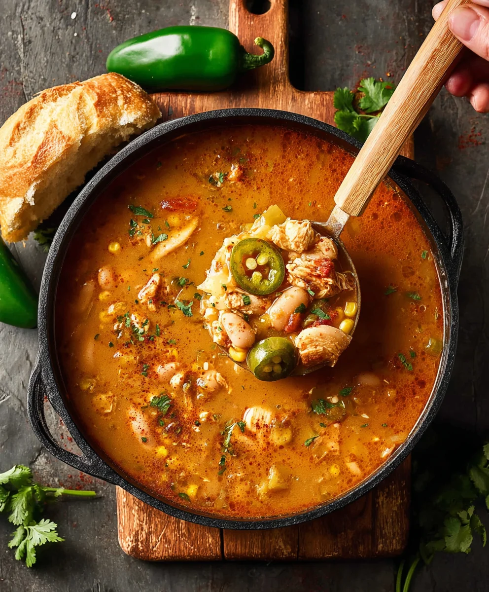 Cajun White Chicken Chili-Easy & Flavorful Recipe