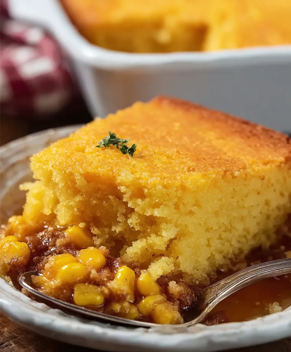 Easy Cornbread Casserole Recipe - Comfort Food Classic