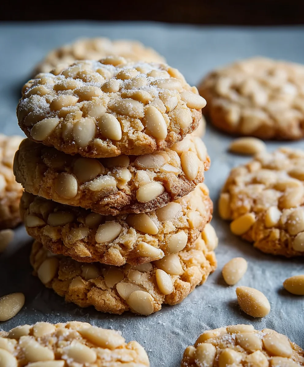 Authentic Italian Pignoli Cookies Recipe-Deliciously Nutty
