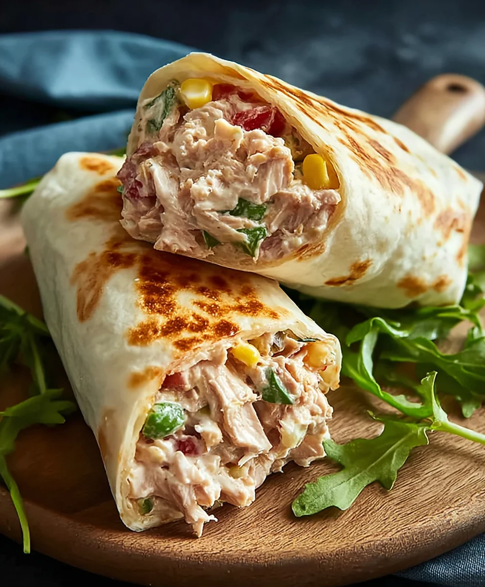 Quick Tuna Melt Wrap Easy Recipe
