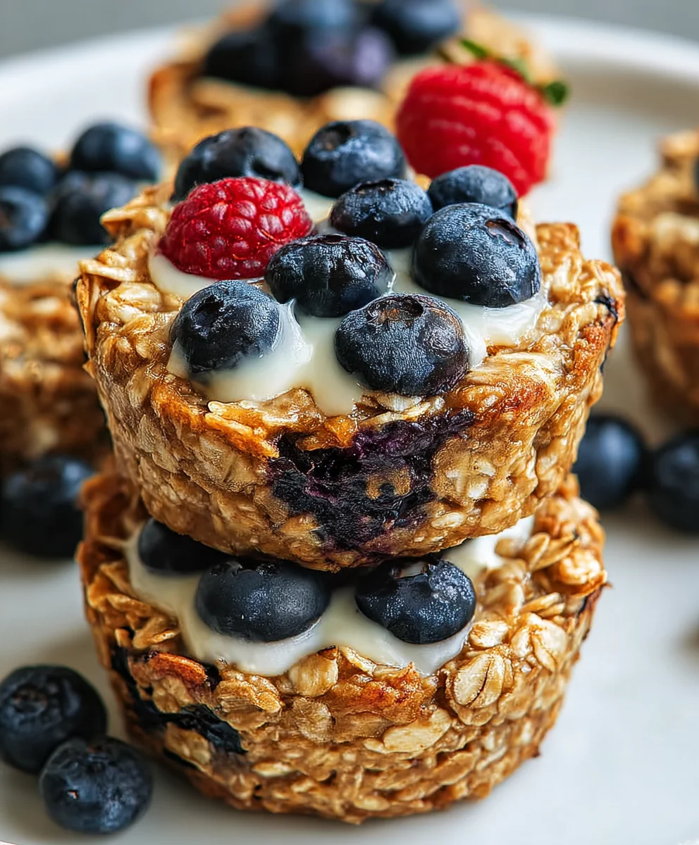 Easy Baked Oatmeal Breakfast Cups - Healthy Start