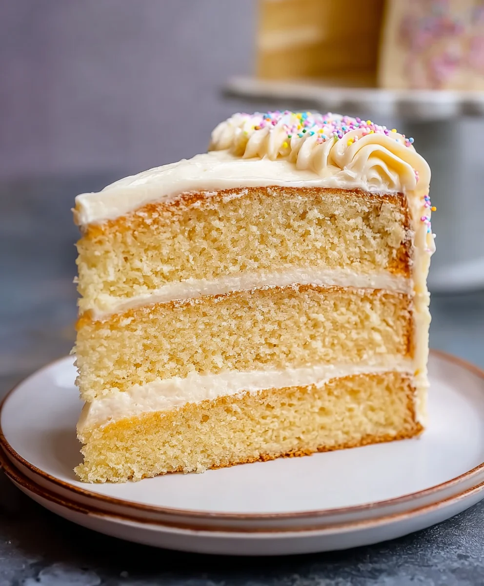 Classic Vanilla Layer Cake- Easy & Delicious Recipe