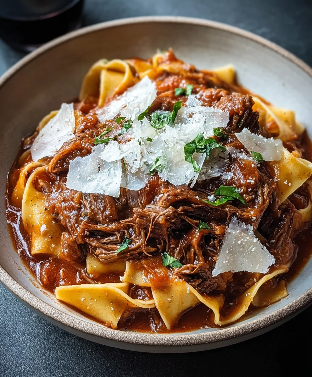 Easy Slow Cooker Beef Ragu - Delicious & Simple