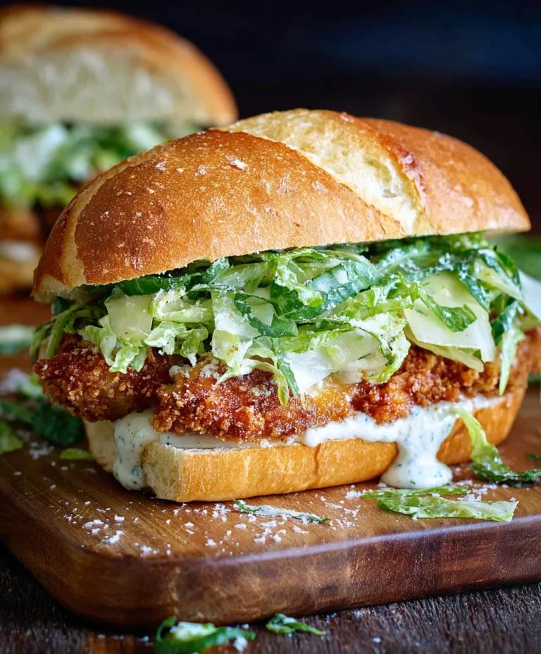 Crispy Chicken Caesar Sandwich-Your Next Favorite Meal