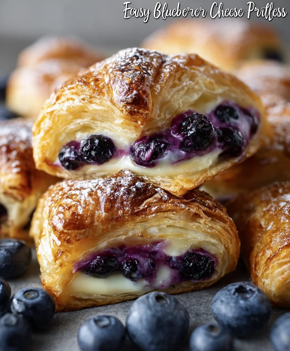 Blueberry Cream Cheese Pastry Bites Easy Recipe