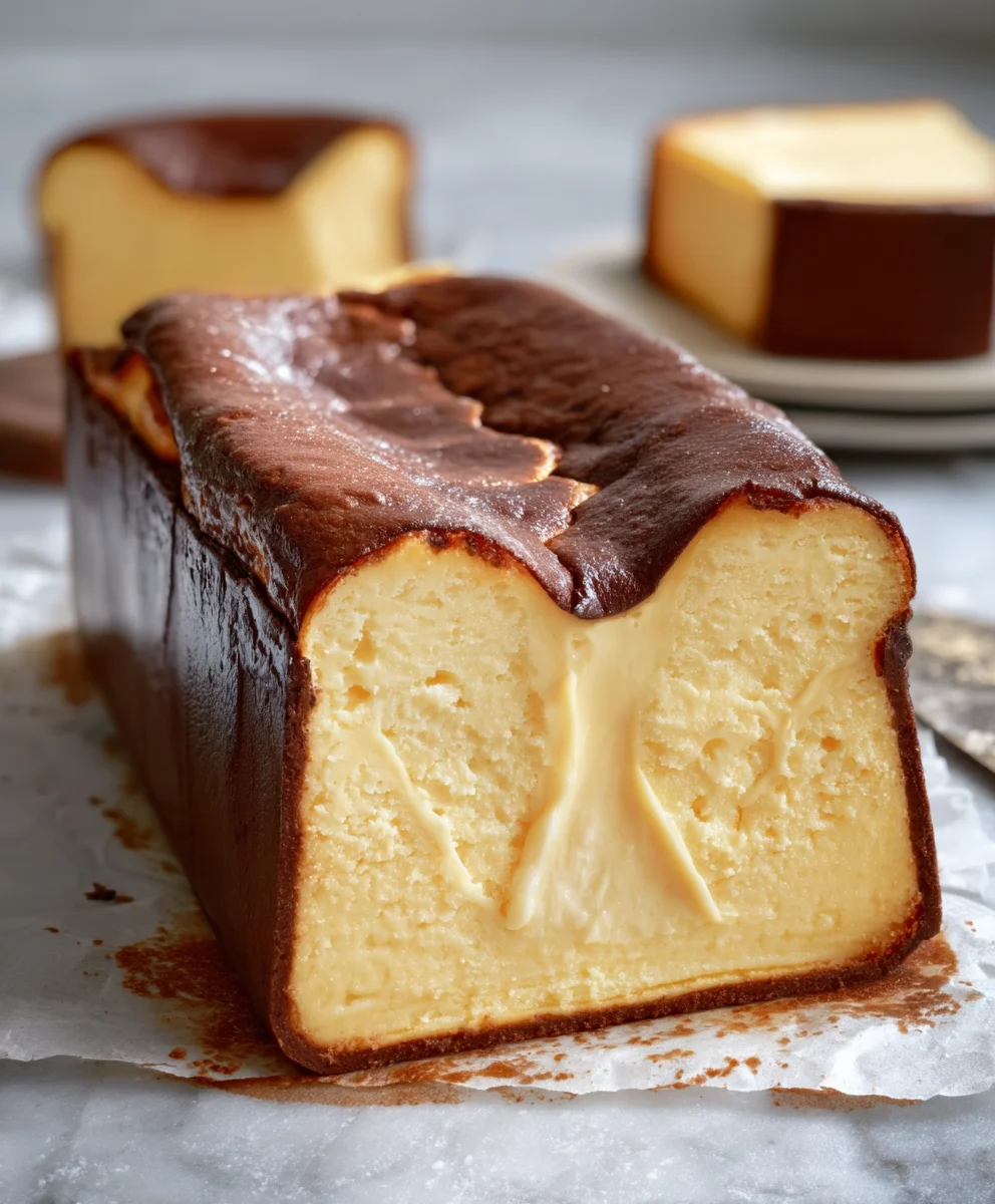 Burnt Basque Cheesecake Loaf Pan-An Indulgent Treat