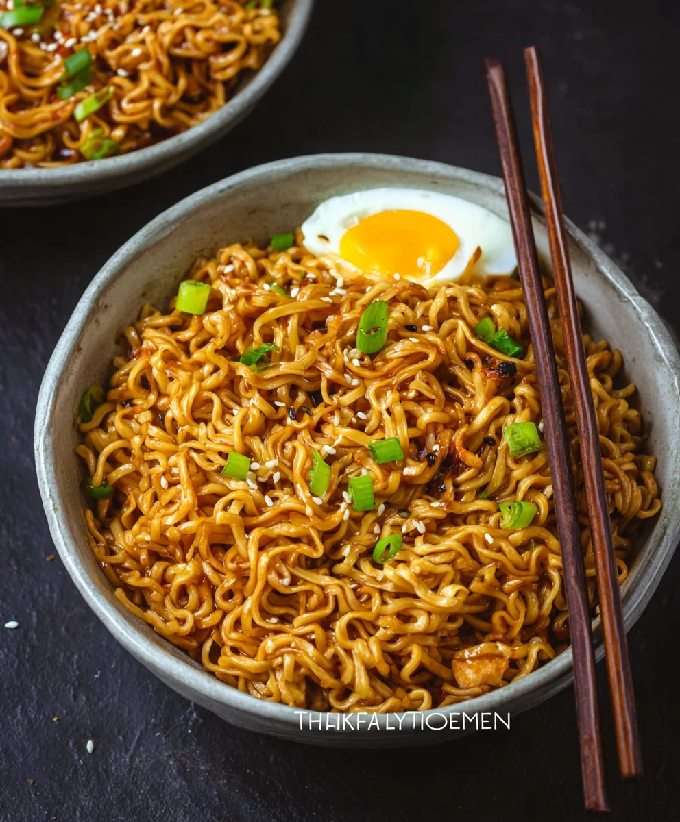 Easy Saucy Beef Ramen Noodles Quick Meal