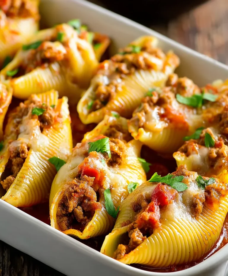 Easy Taco Stuffed Shells – Beef Dinner Recipe