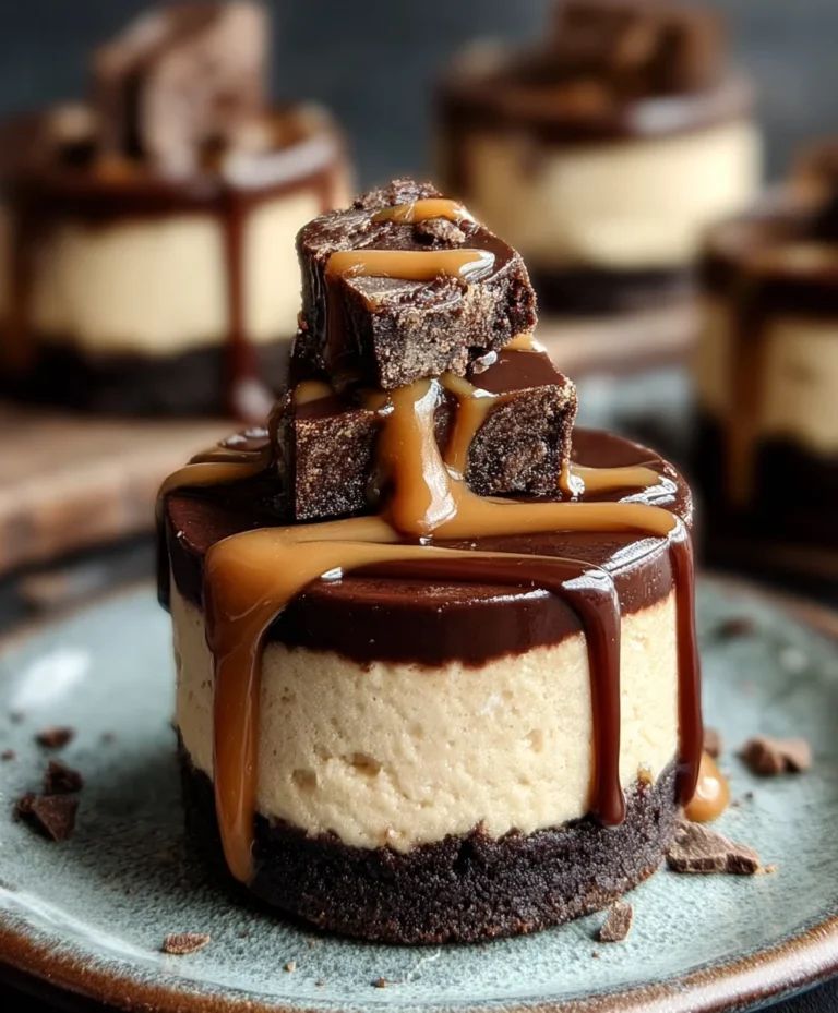 Raw Caramel Brownie Cheesecake Bliss