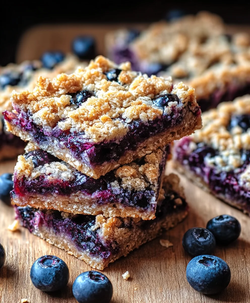 Healthy Blueberry Oatmeal Breakfast Bars-Easy & Delicious