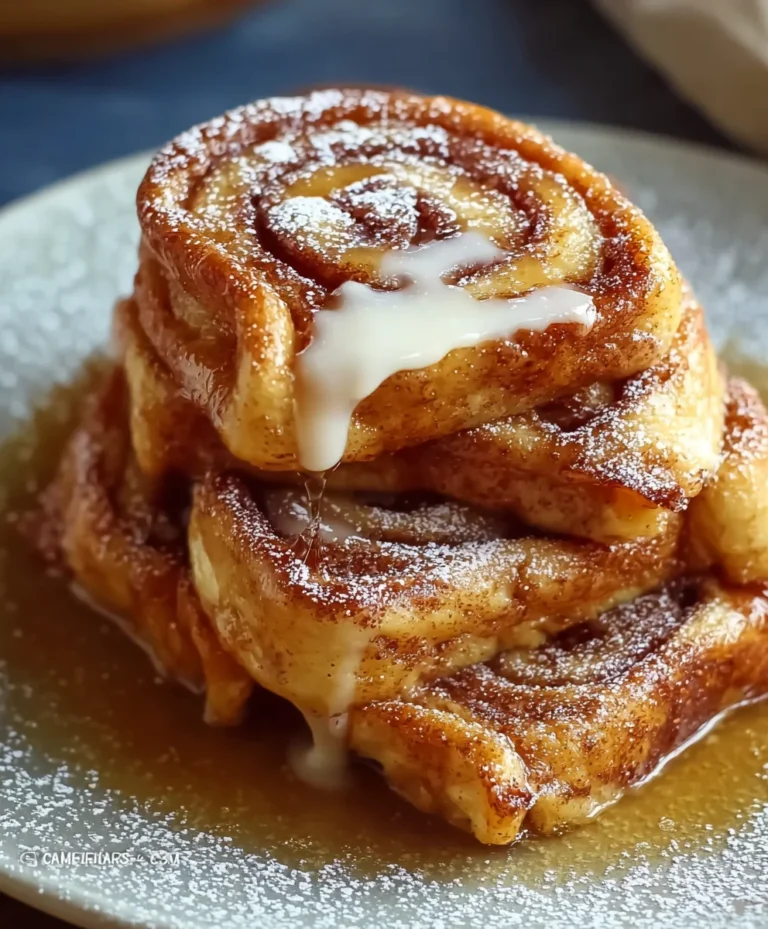 Cinnamon Roll French Toast-Sweet Breakfast Treat