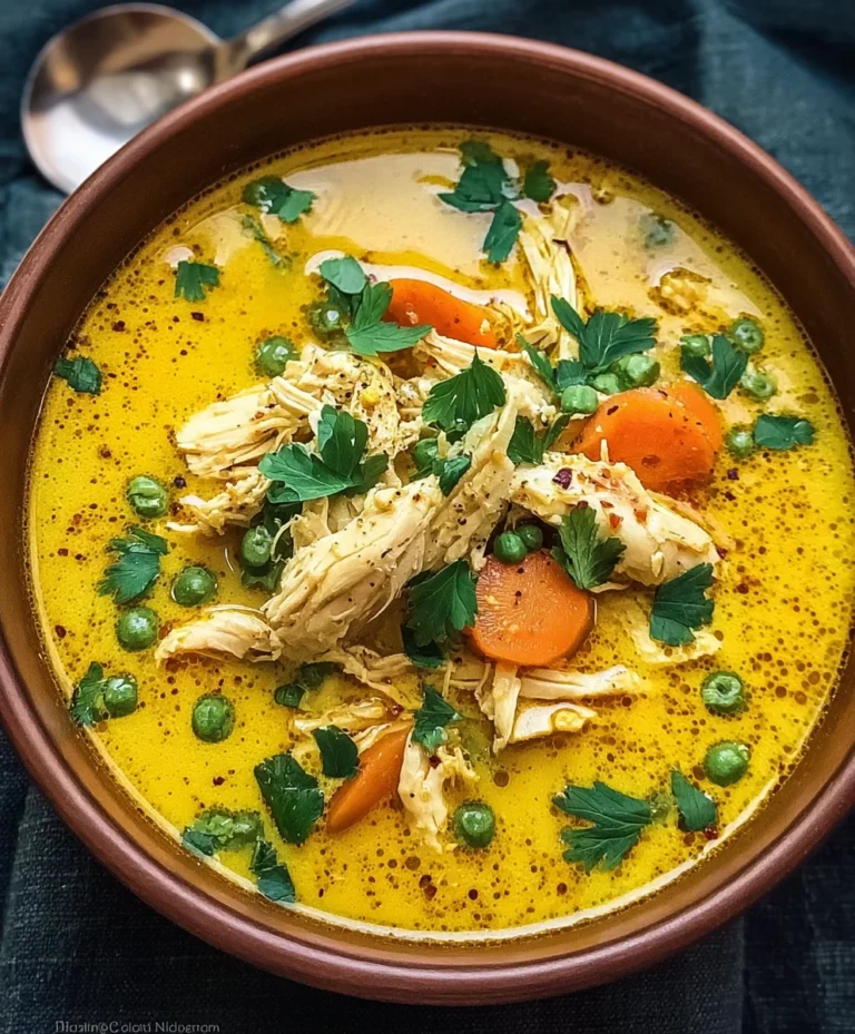 Soothing Turmeric Chicken Soup – Anti-Inflammatory Comfort