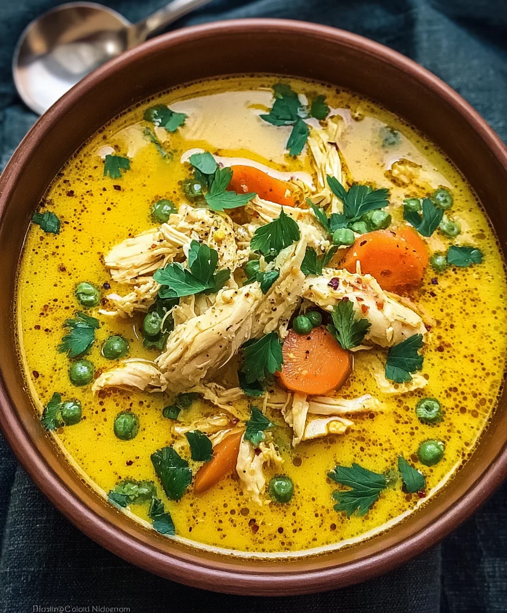 Soothing Turmeric Chicken Soup – Anti-Inflammatory Comfort
