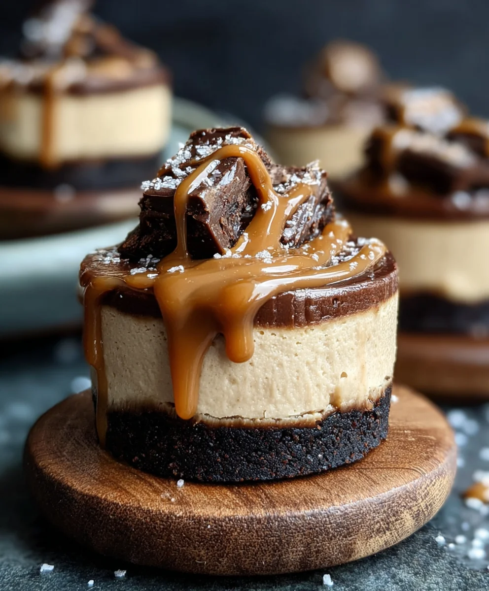 Raw Caramel Brownie Cheesecake Bliss