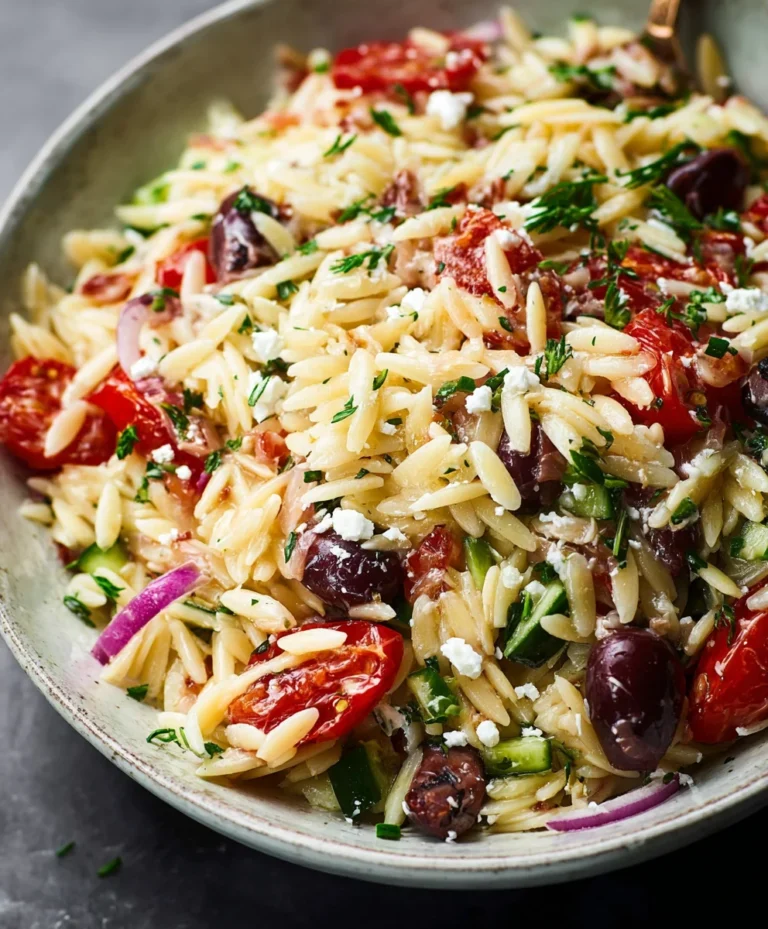 Mediterranean Orzo Salad – Fresh & Easy Recipe
