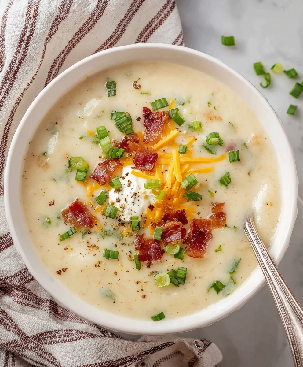 Easy Slow Cooker Beef Potato Soup-Comfort Food