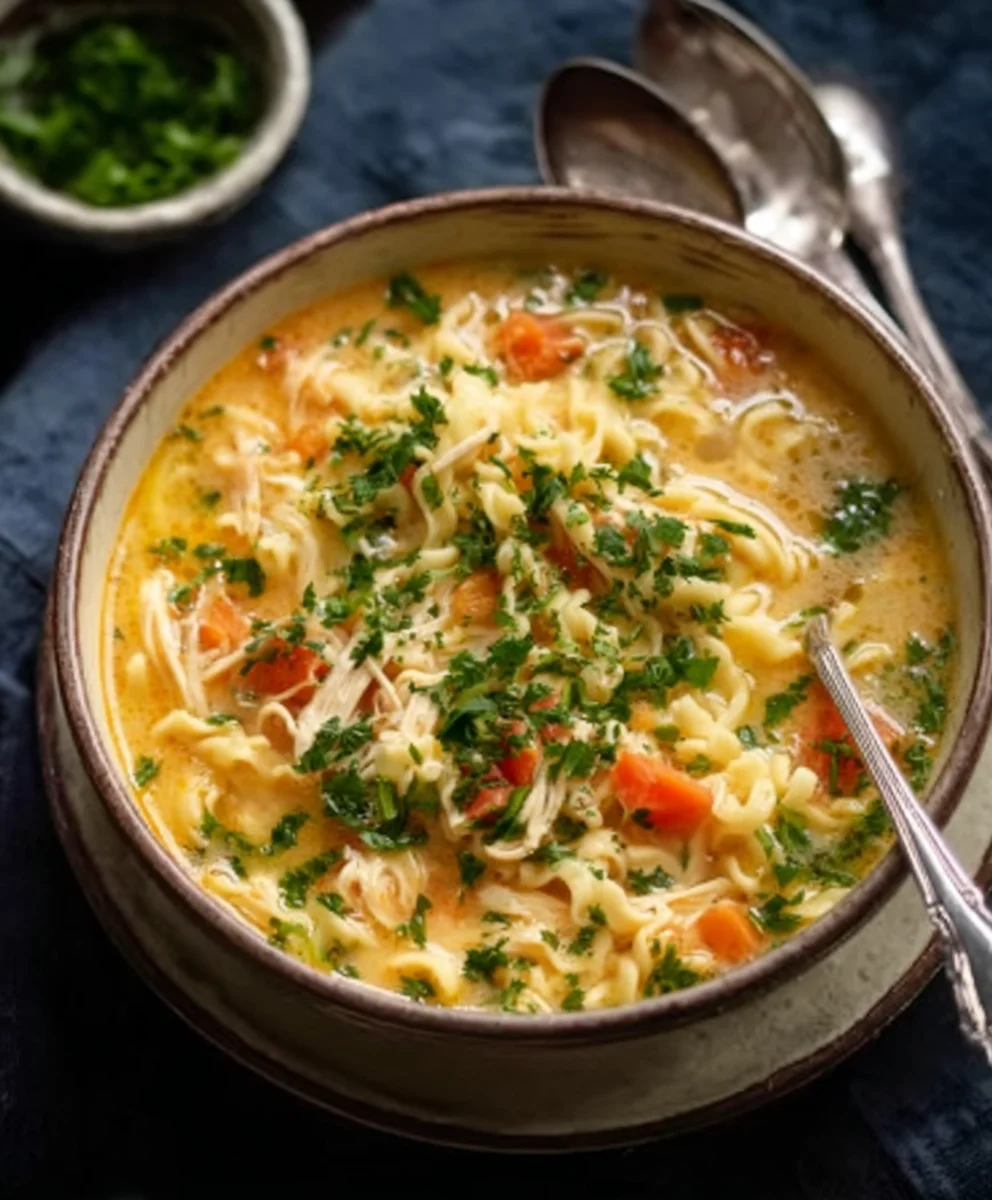 Crack Chicken Noodle Soup Comfort Food Recipe