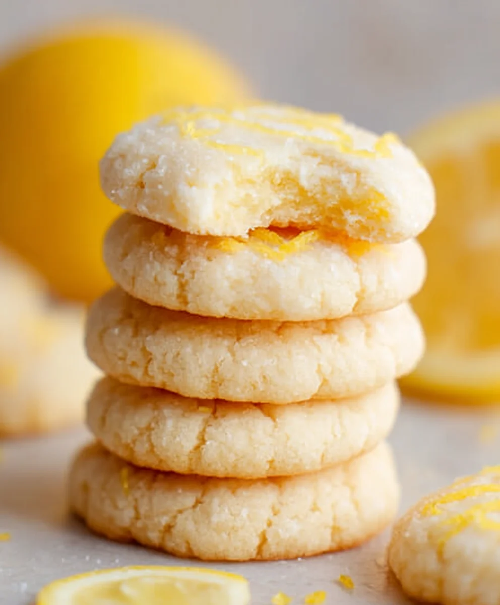 Easy Lemon Sugar Cookies-Perfectly Sweet and Tangy