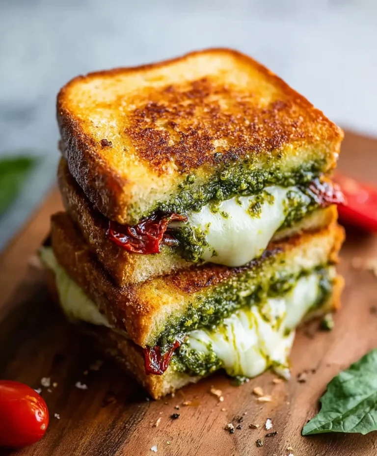 Sourdough Pesto Grilled Cheese – Ultimate Comfort Food
