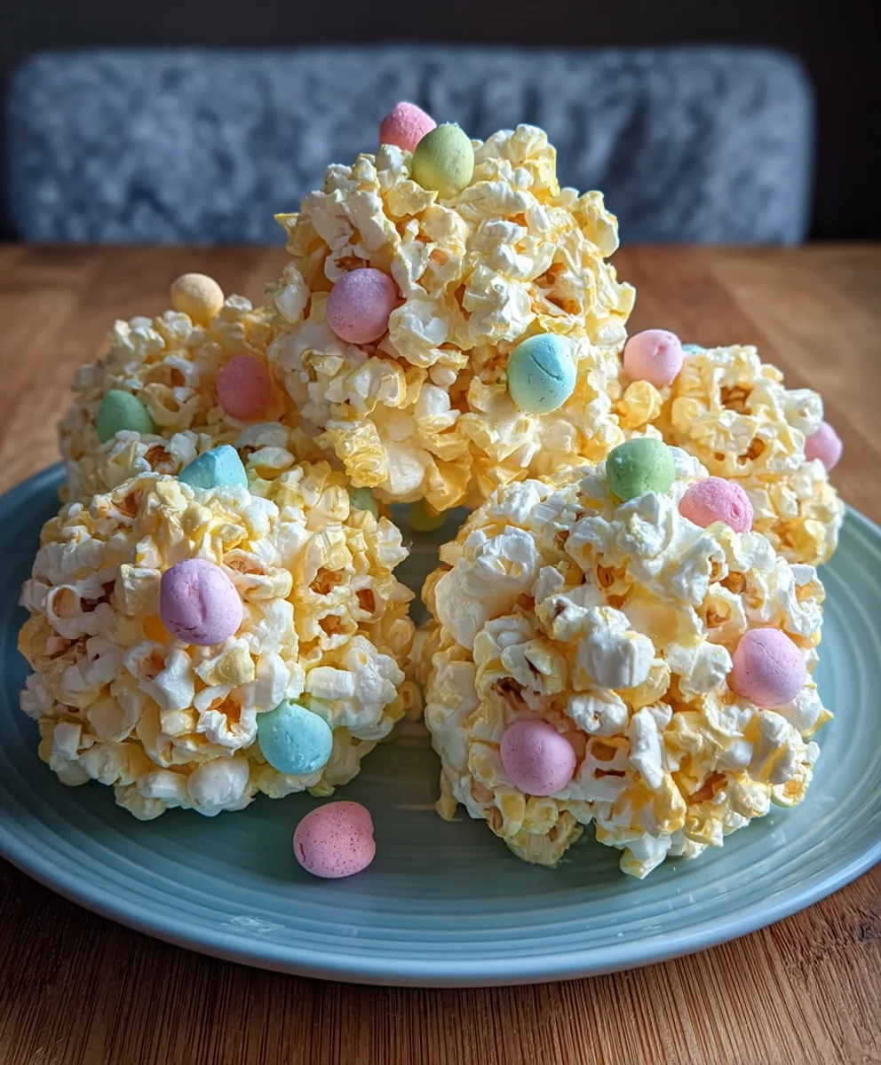 Easter Popcorn Balls-Sweet Treat Recipe