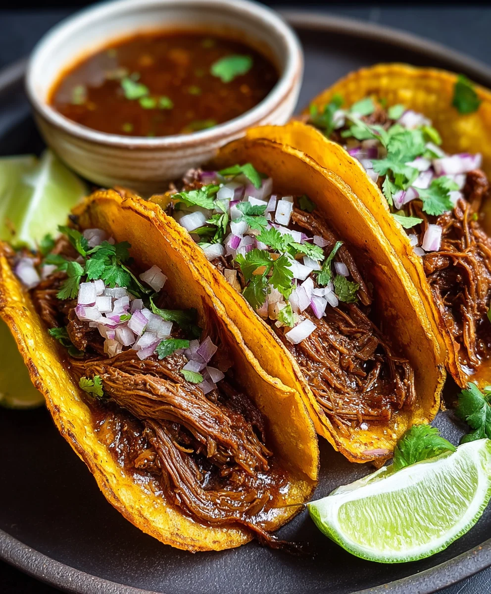 Authentic Birria Tacos-Juicy Beef Recipe