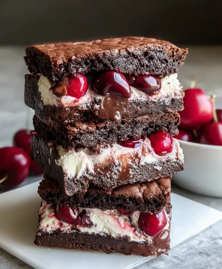 Cherry Brownie Ice Cream Sandwiches-Sweet Treat