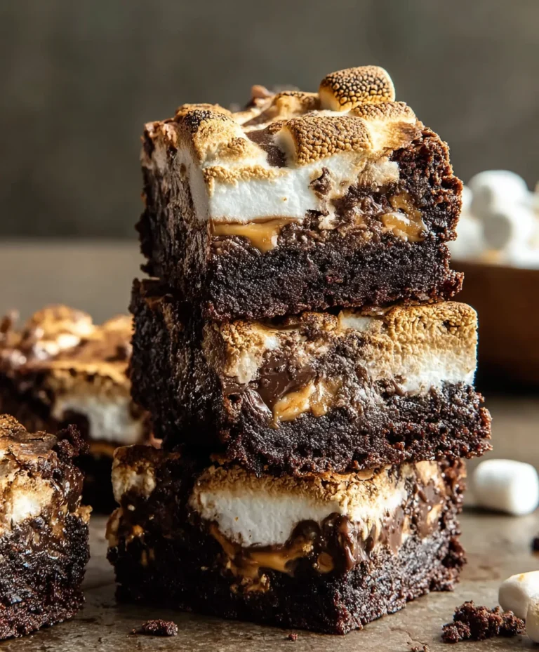Decadent S’mores Brownies-Ultimate Dessert Treat