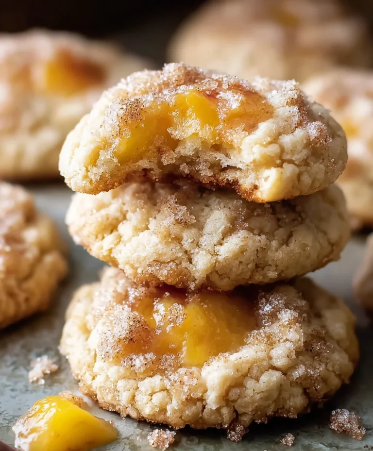 Easy Peach Cobbler Cookies-Delicious Dessert Recipe