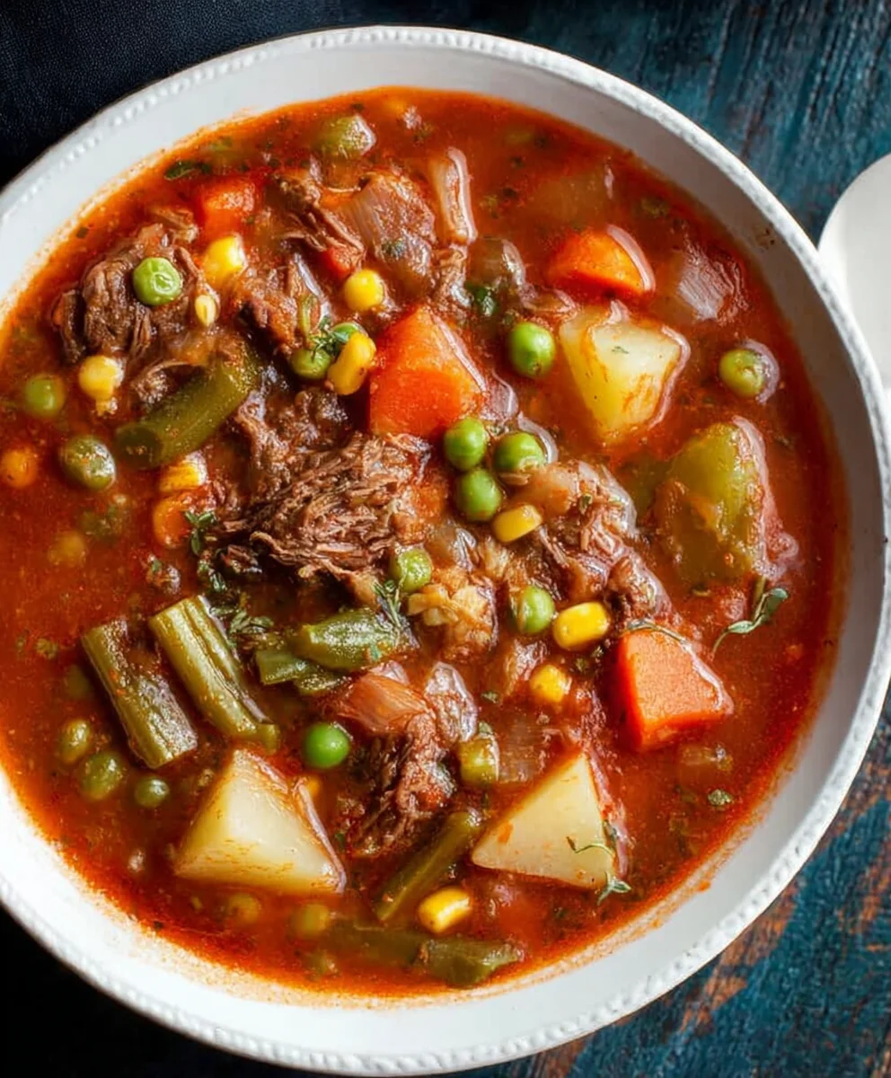 Simple Vegetable Soup Recipe- Hearty & Delicious