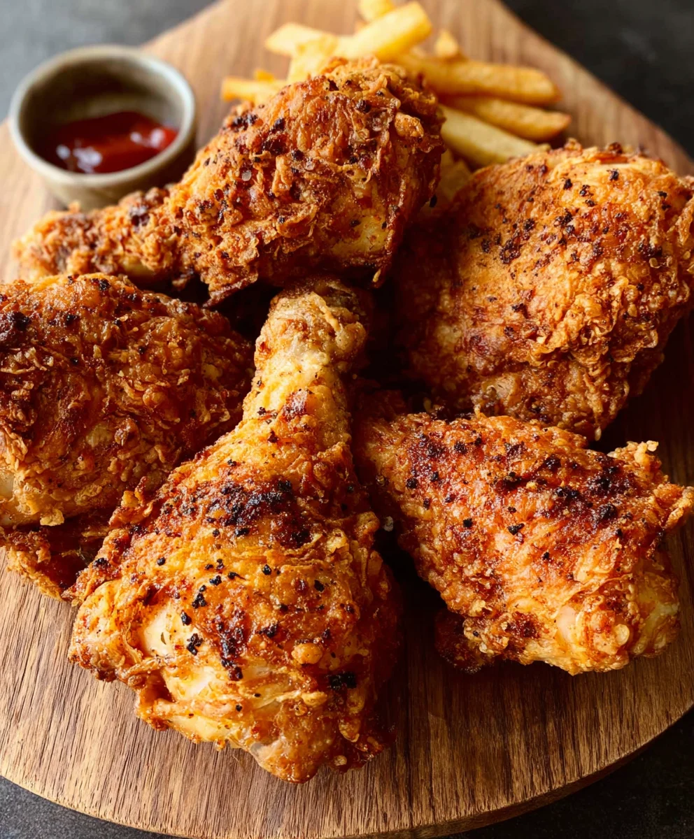 Crispy Juicy Fried Chicken Recipe - Best Ever