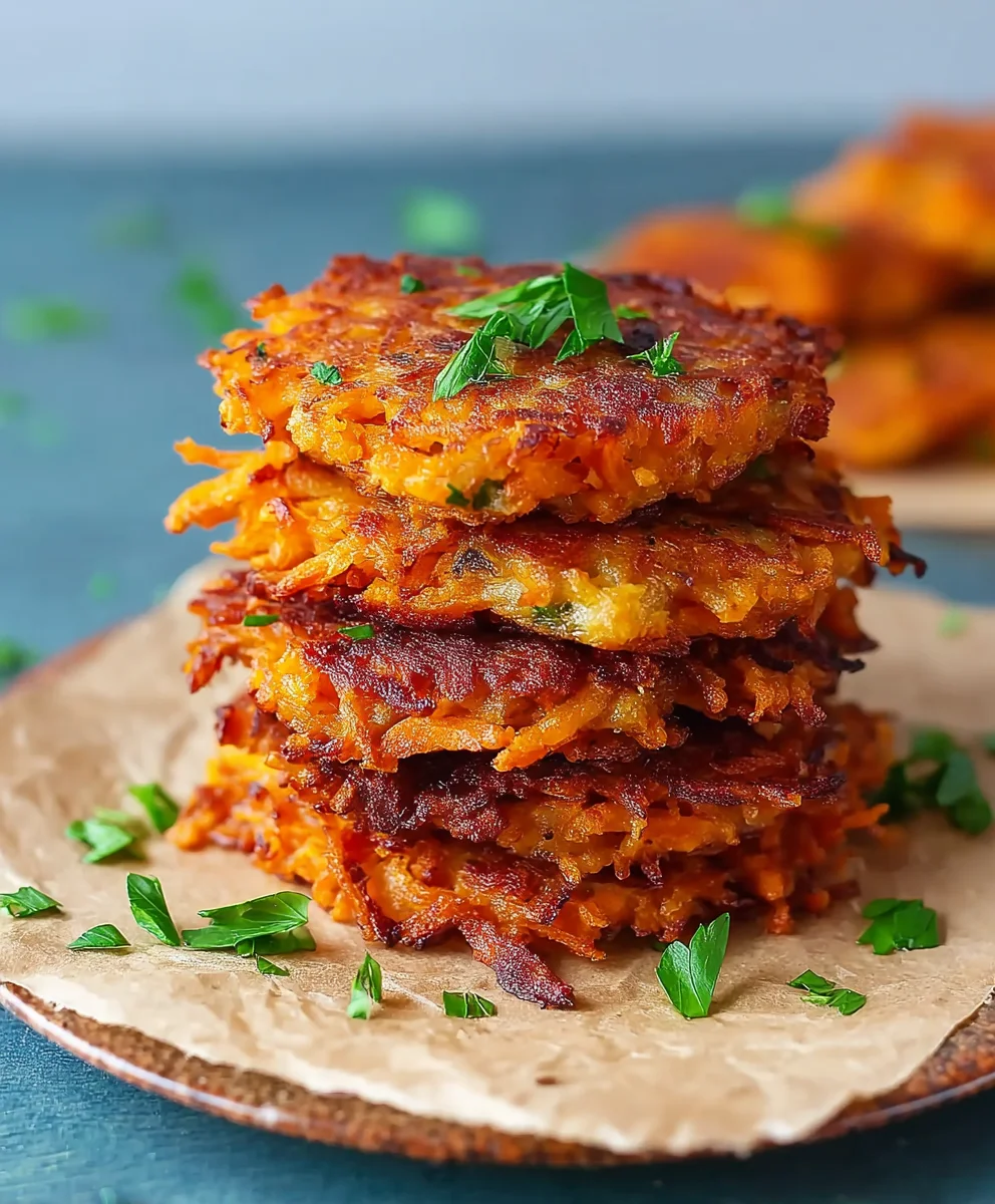 Savory Sweet Potato Hash Browns - Crispy & Delicious