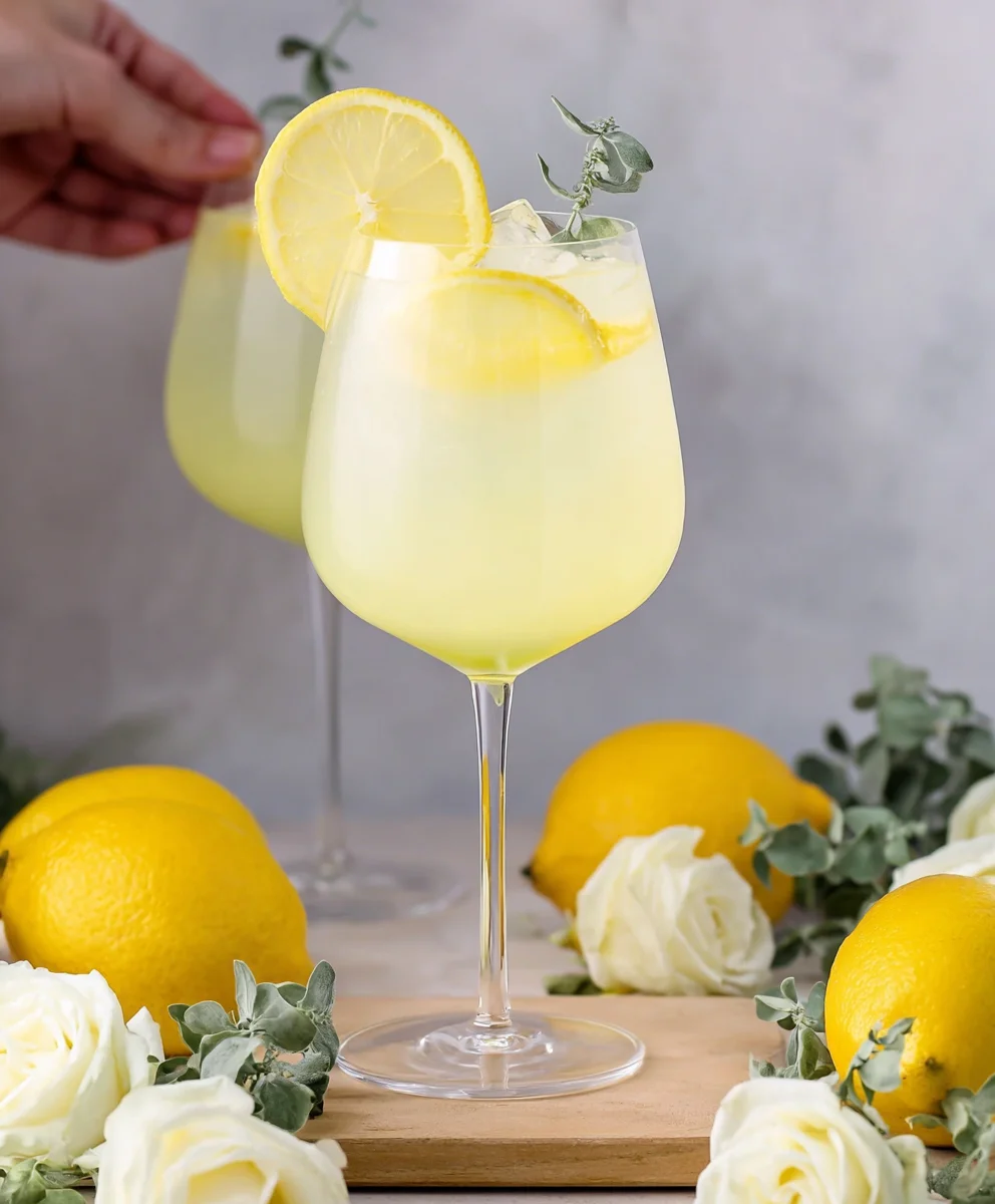 Non-Non-Non-Alcoholic Alternativeic Limoncello Spritz - Refreshing & Zesty