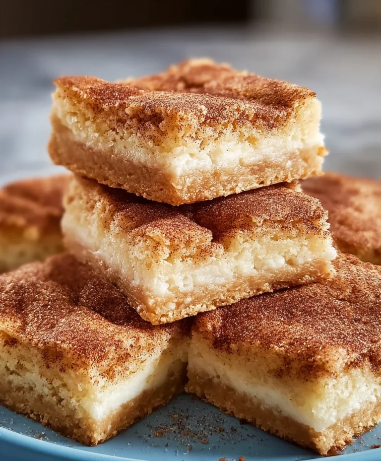 Easy Snickerdoodle Cookie Bars-Soft & Chewy Treats