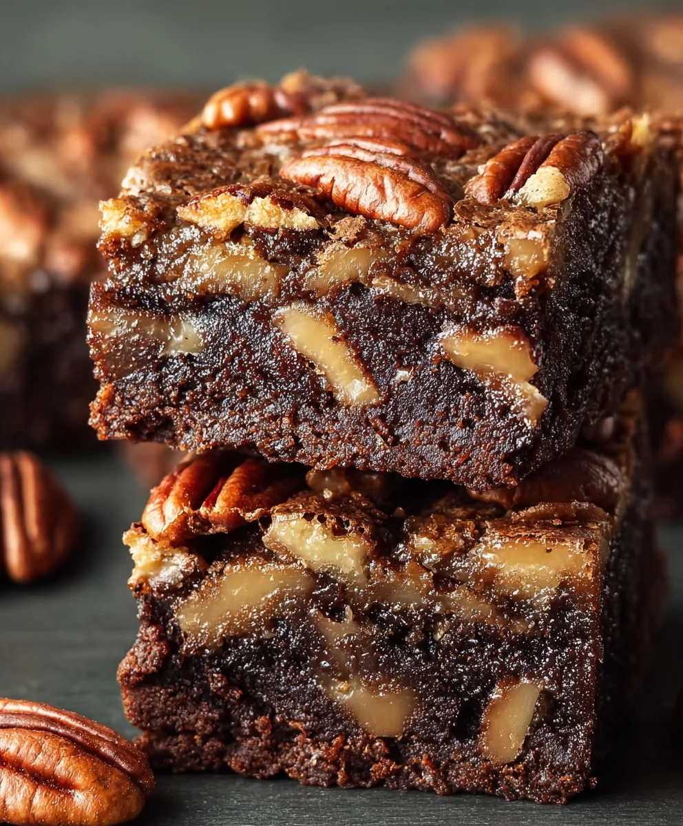 Pecan Pie Brownies - Decadent Dessert Bliss