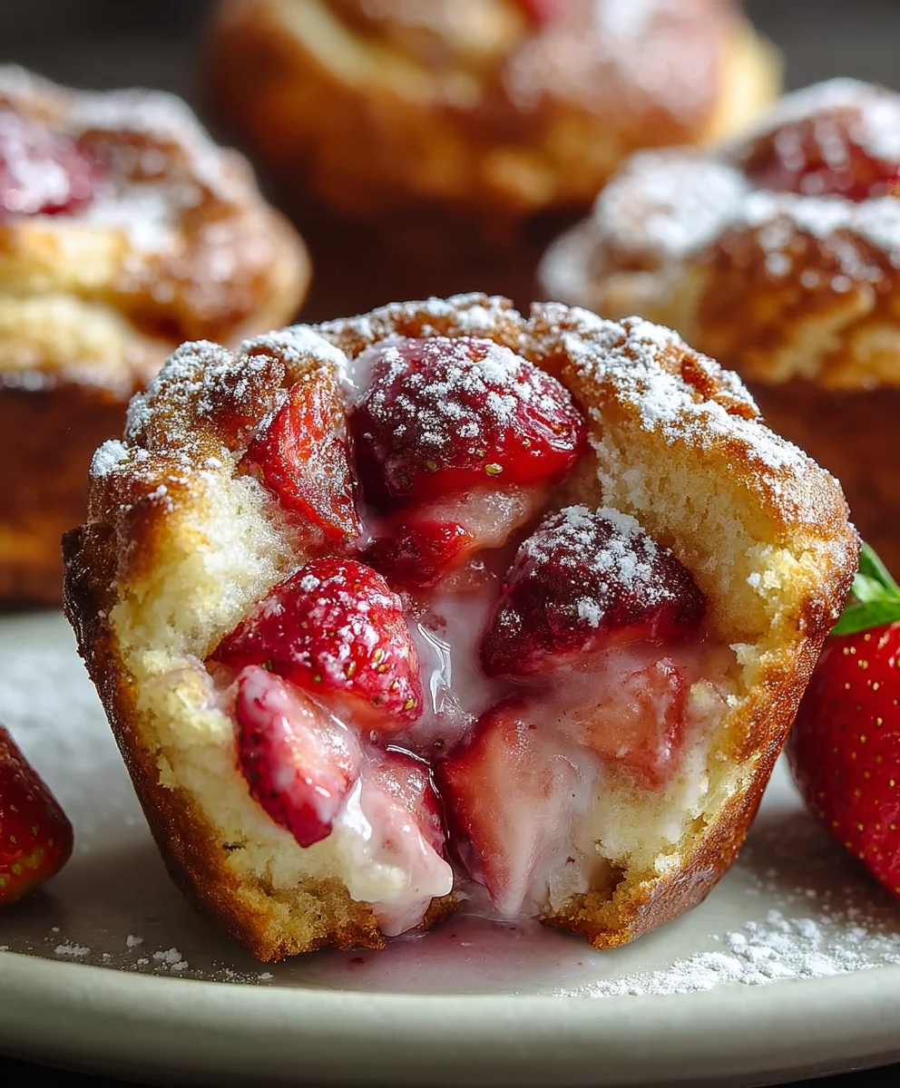 Strawberry French Toast Muffins Easy Delicious Breakfast
