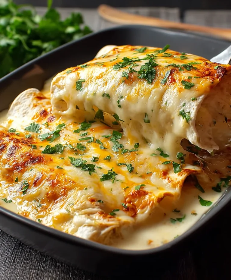 Easy White Chicken Enchiladas-Quick & Delicious Recipe