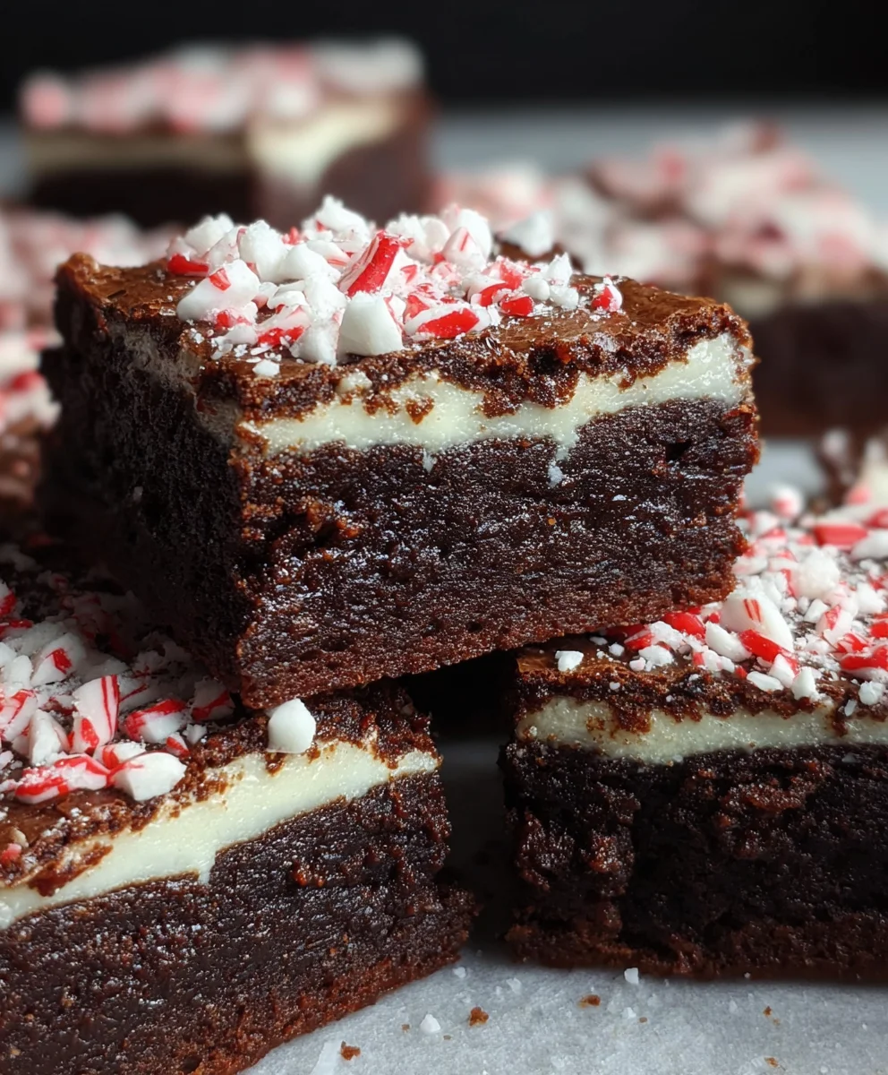 Peppermint Brownies - Deliciously Chewy & Minty Treats