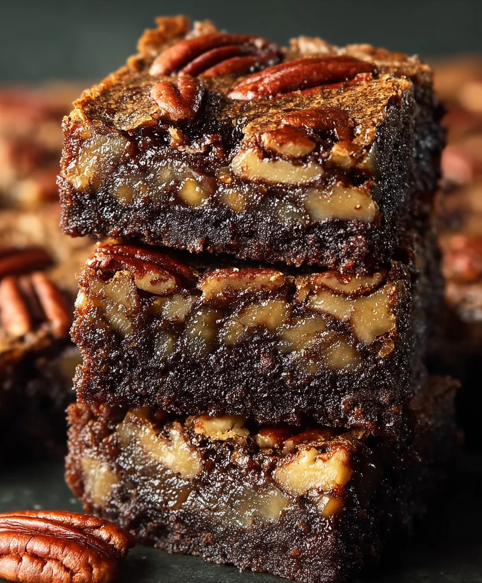 Pecan Pie Brownies - Decadent Dessert Bliss
