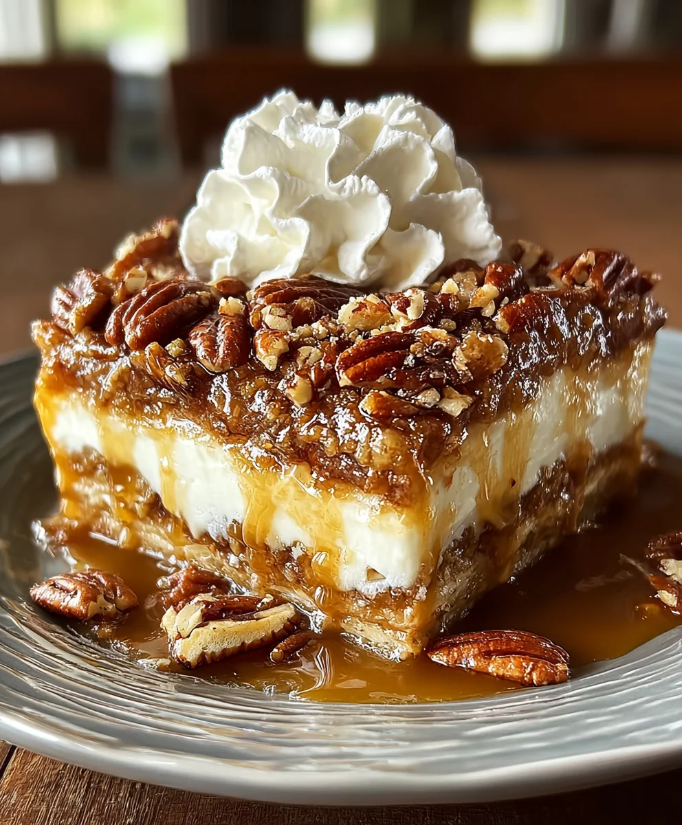 Decadent Pecan Pie Lasagna Recipe - Easy Dessert Treat