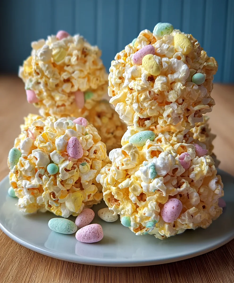 Easter Popcorn Balls-Sweet Treat Recipe