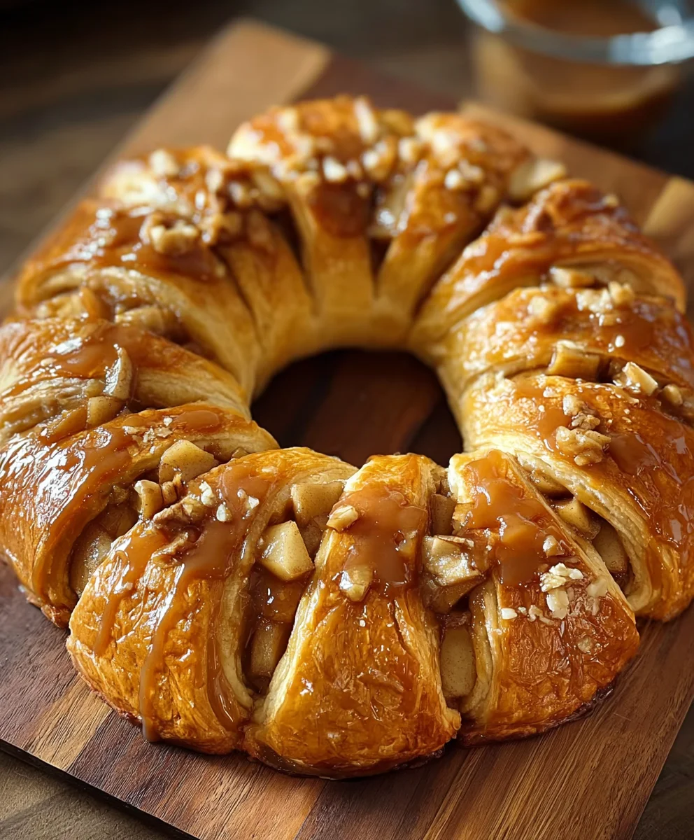 Caramel Apple Cream Cheese-Ring Recipe